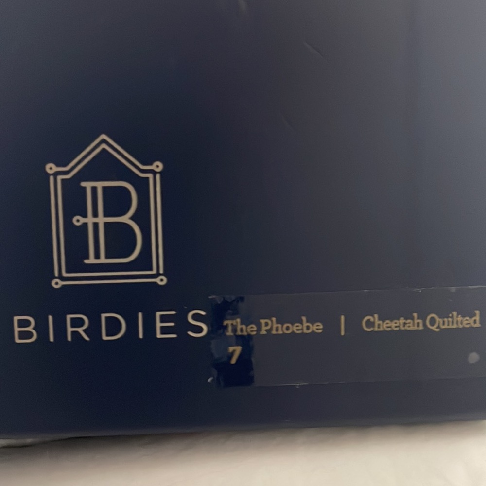 Birdies brand Phoebe mules- cheetah print - Picture 7 of 7